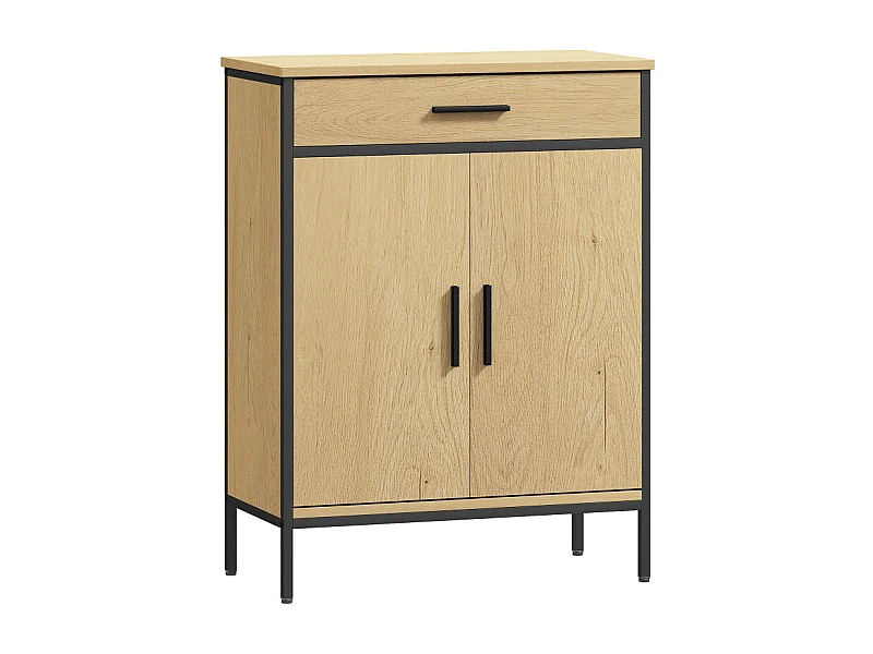 Armoire de salle de bains RUGGIERO aspect chêne