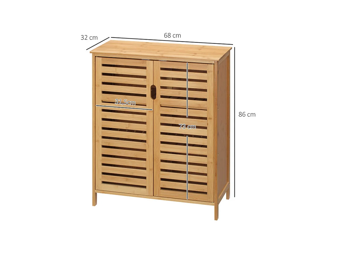 Meuble salle de bain RENO bois bambou