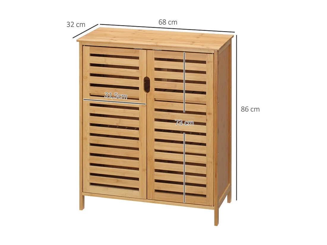 Meuble salle de bain RENO bois bambou