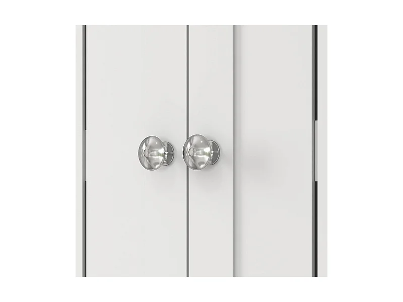 Meuble WC dessus de toilette LEANDRO blanc