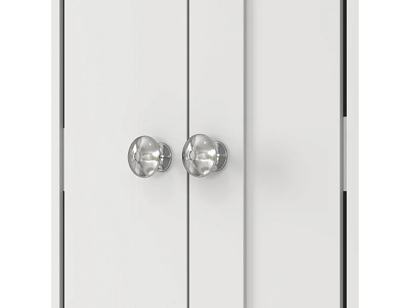 Meuble WC dessus de toilette LEANDRO blanc