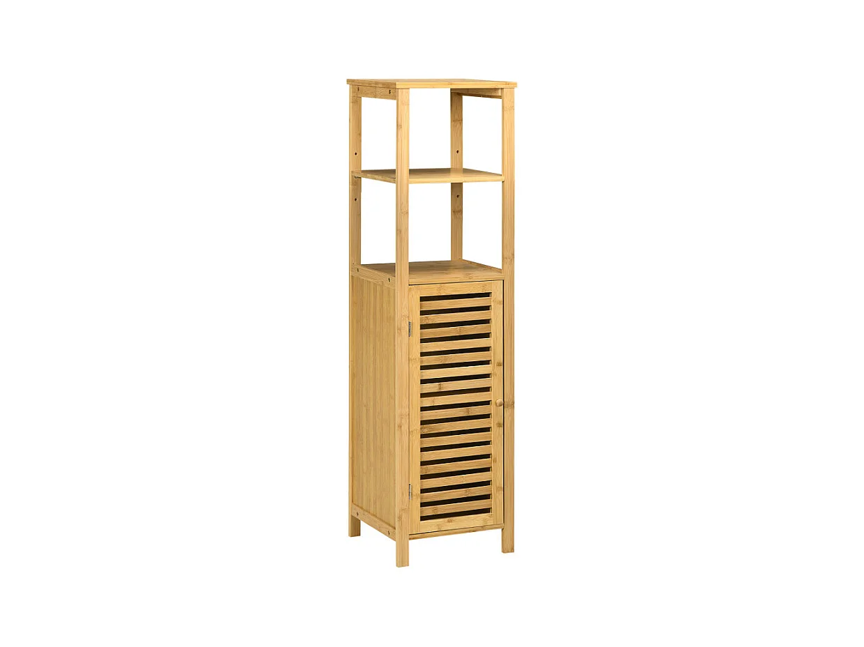 Colonne salle de bain 120 cm ISANDRO bambou