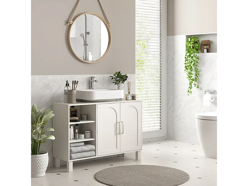 Meuble sous vasque ELYAS crème