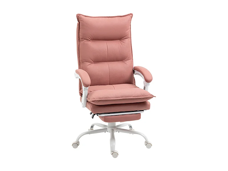 Fauteuil de bureau massant chauffant ADRIANA rose
