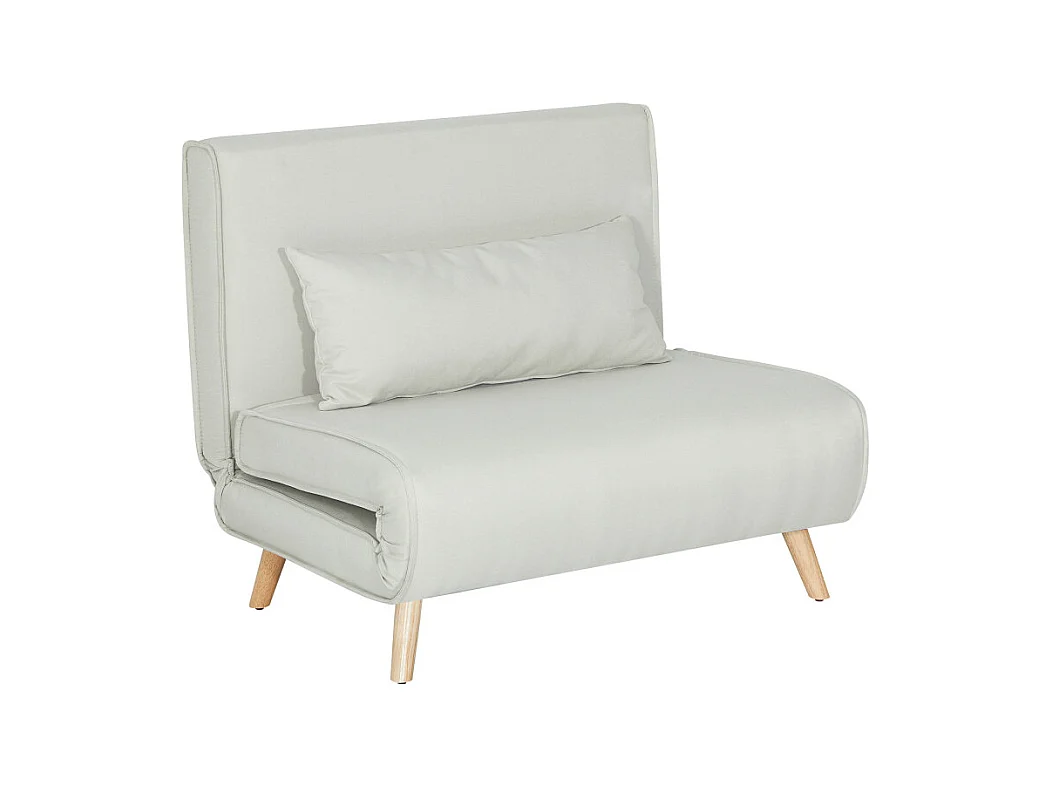 Fauteuil convertible avec coussin NAMI blanc cassé