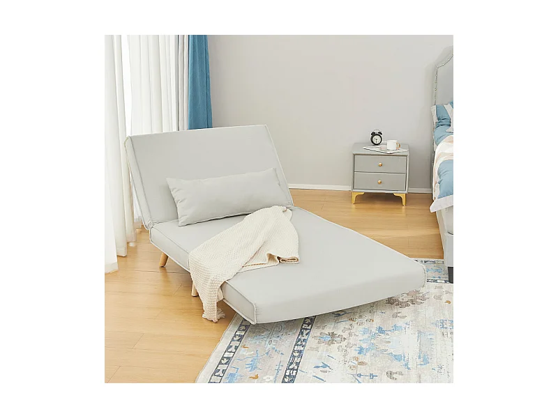 Fauteuil convertible avec coussin NAMI blanc cassé