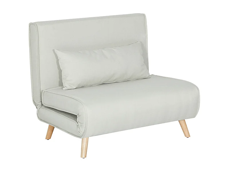 Fauteuil convertible avec coussin NAMI blanc cassé