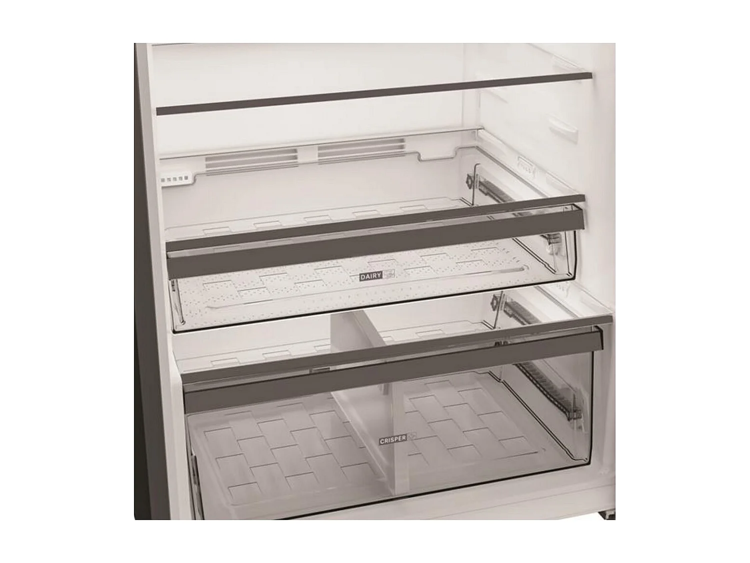 Whirlpool WHD2 6472 X4E Frigorifero doppia porta a libera installazione, Dual no frost, 70cm, Classe E, Pearl Inox, 38dbA, h187 cm