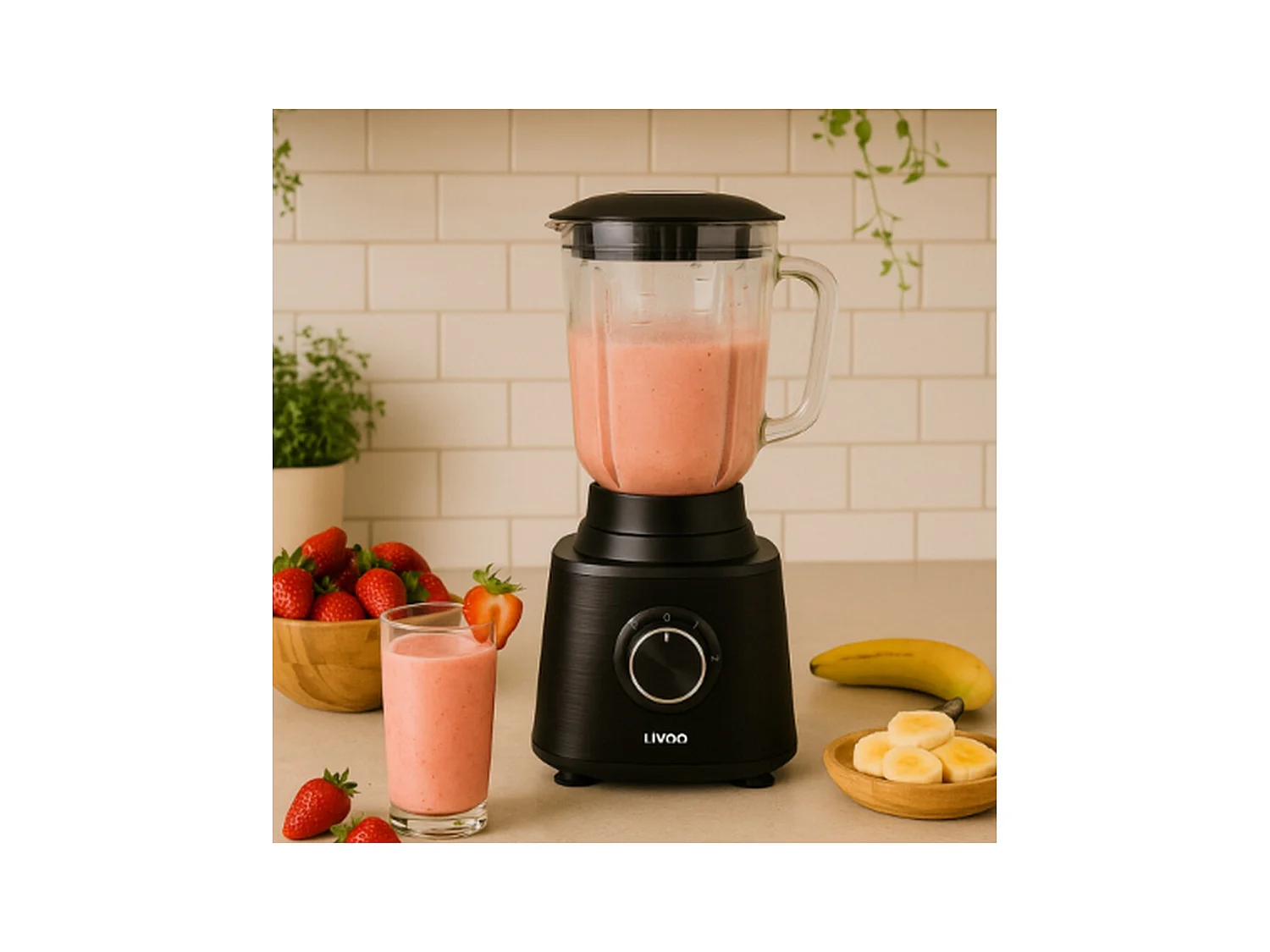 Livoo Robot multifonction 1.5l 600w noir - DOP250N