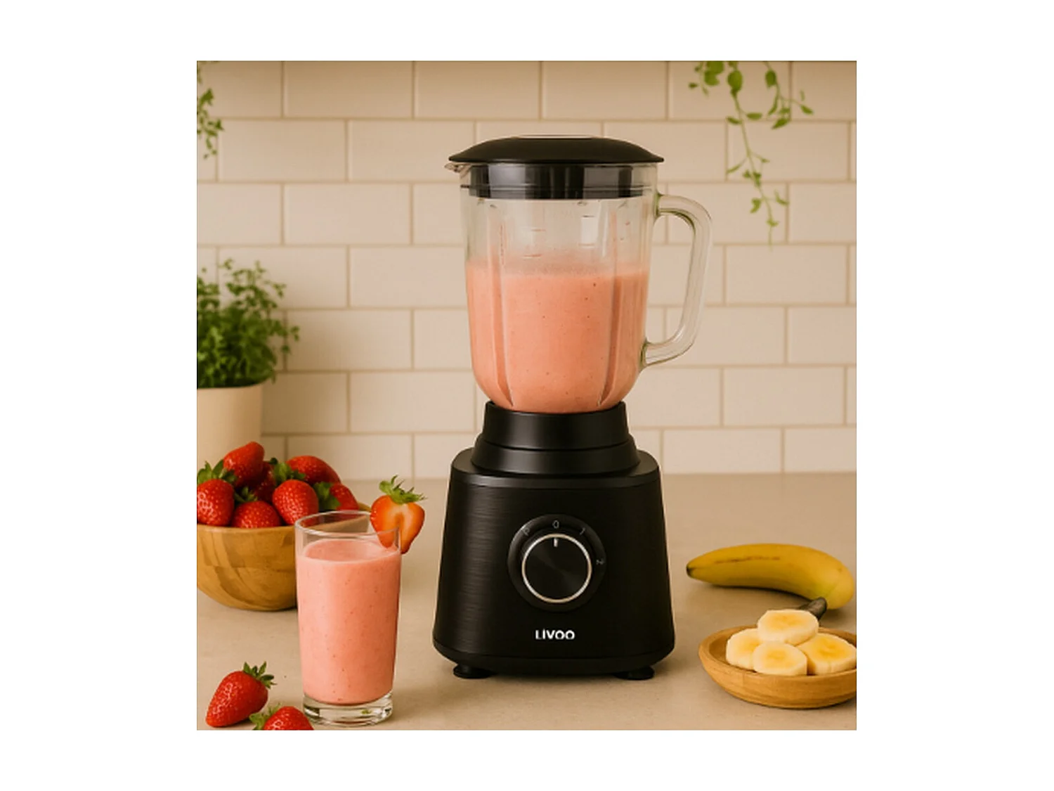 Livoo Robot multifonctions 1.5l 600w noir - DOP250N