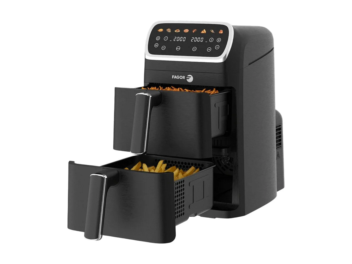 Fagor Friteuse sans huile 2x4l 2600w noir - FG7503