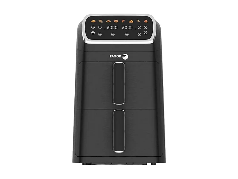 Fagor Friteuse sans huile 2x4l 2600w noir - fg7503