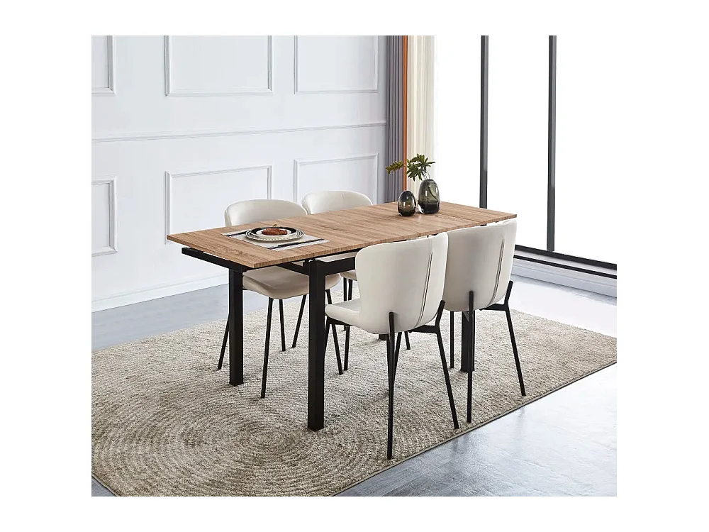 Table extensible BORA en bois Chêne