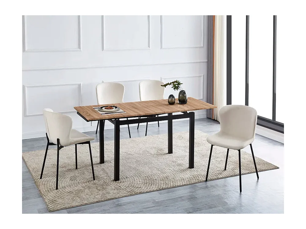 Table extensible BORA en bois Chêne