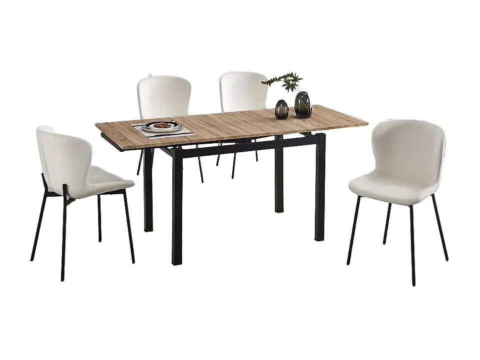 Table extensible BORA en bois Chêne