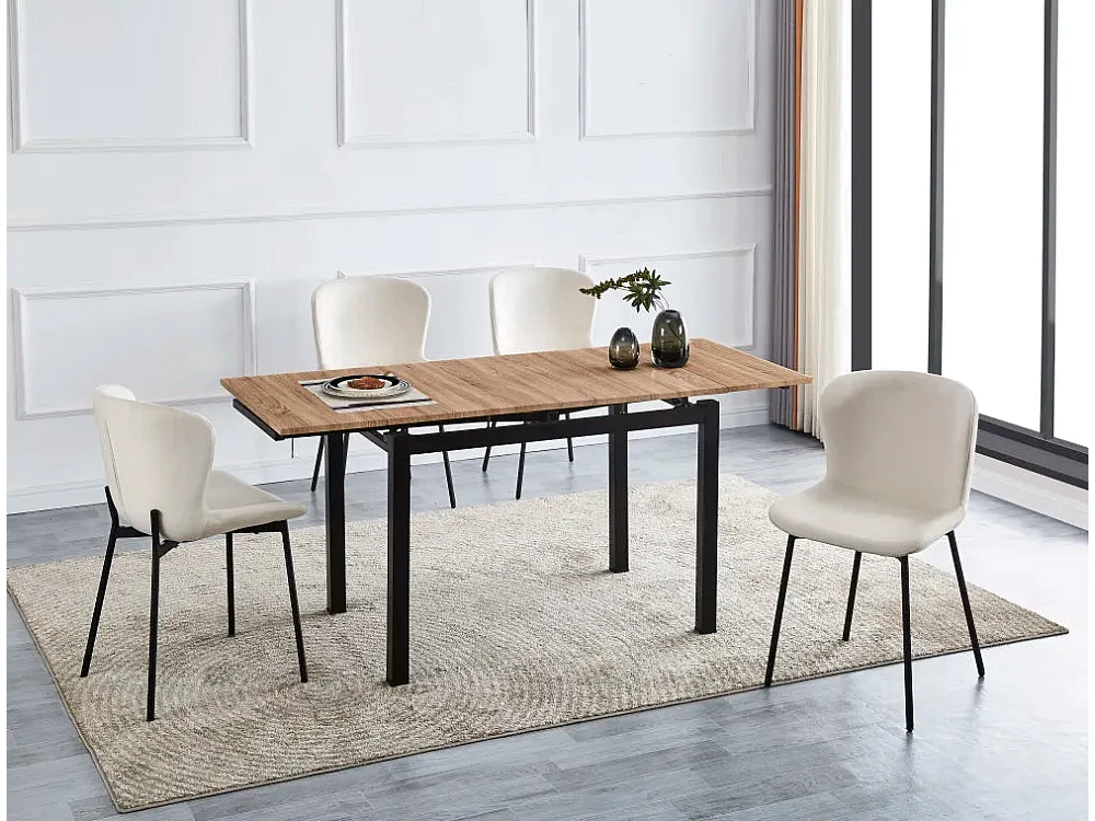 Table extensible BORA en bois Chêne