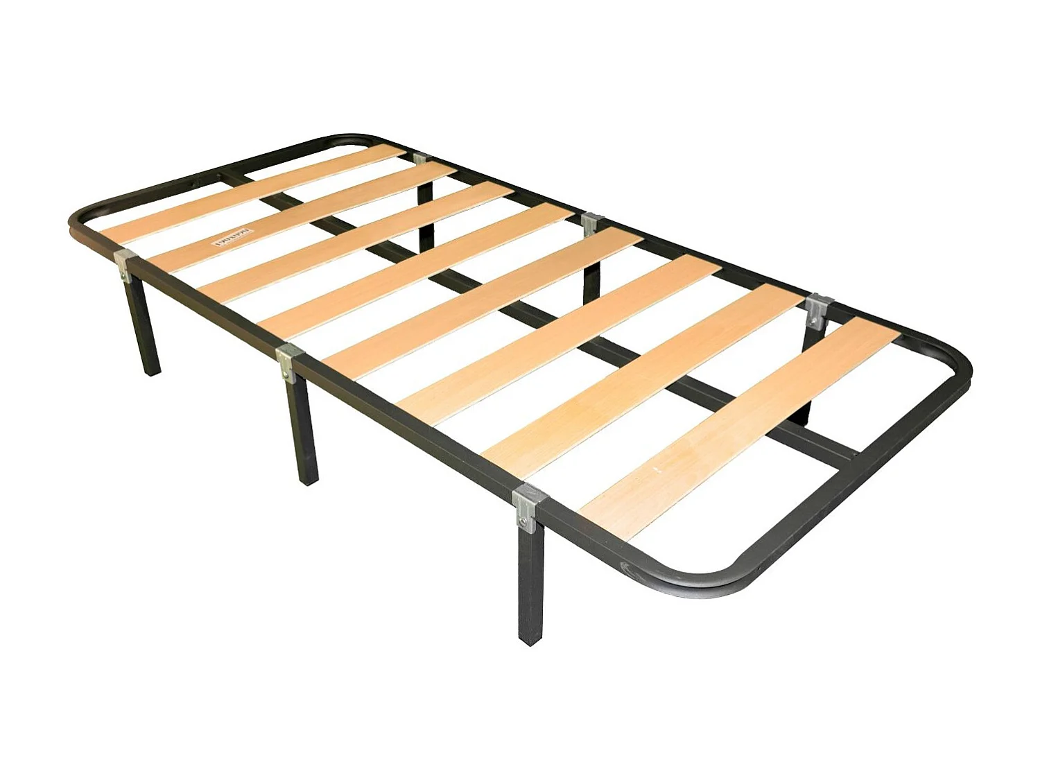 Somier 90x190 cm Tubo acerado 30x30 mm Refuerzo Central Pintura Metalizada