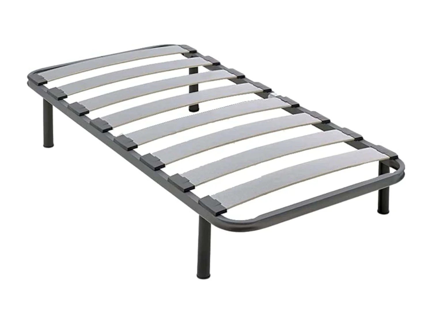 Somier 90x190 cm Neo Balda Ancha, Acero 40x30 mm, Láminas chopo, 4 Patas