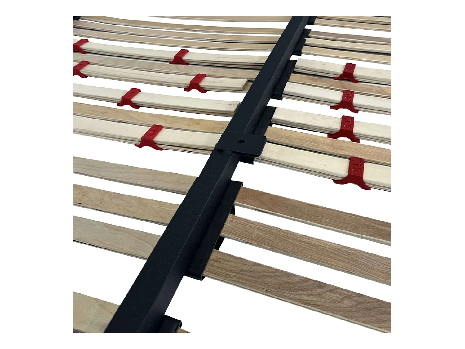 Somier 135x190 cm multiláminas Reguladores Lumbares Haya Natural