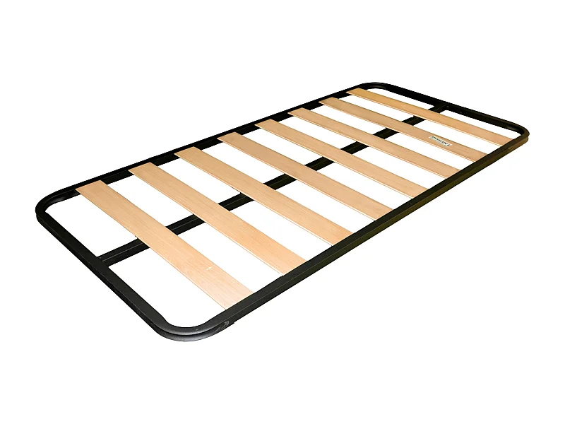 Somier 90x180 cm Tubo Acerado, Refuerzo Central, Láminas Chopo (Sin Patas)