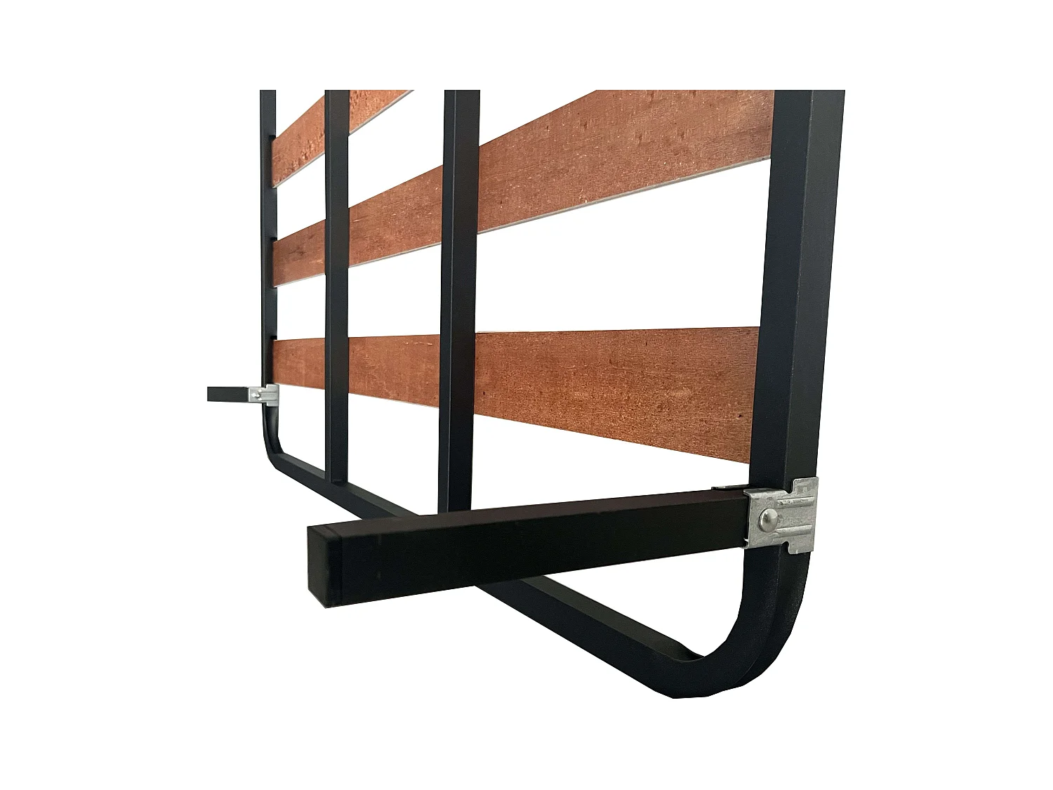 Somier 105x190 cm Tubo acerado Refuerzo Central Láminas Chopo (4 Patas)