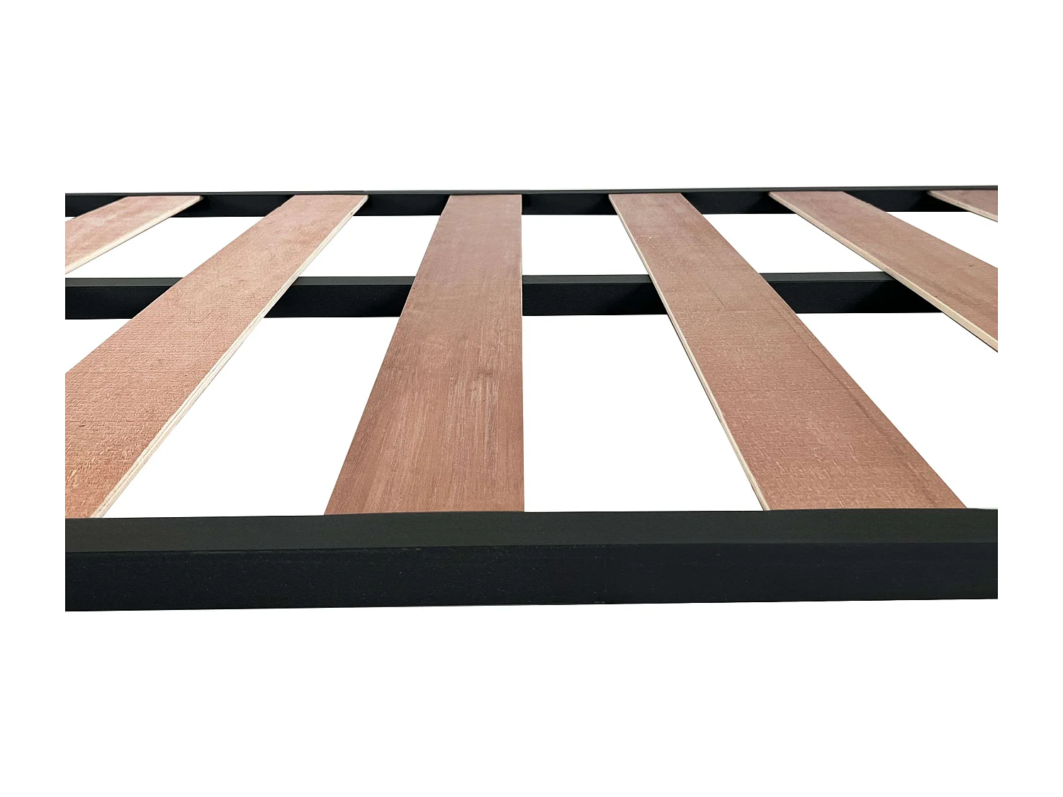Somier 90x180 cm Tubo Acerado, Refuerzo Central, Láminas Chopo, 4 Patas
