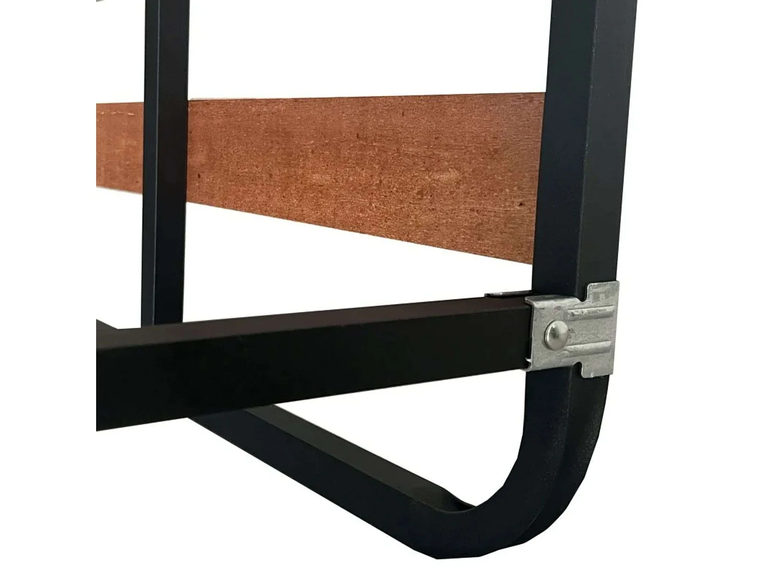 Somier 90x180 cm Tubo Acerado, Refuerzo Central, Láminas Chopo, 4 Patas