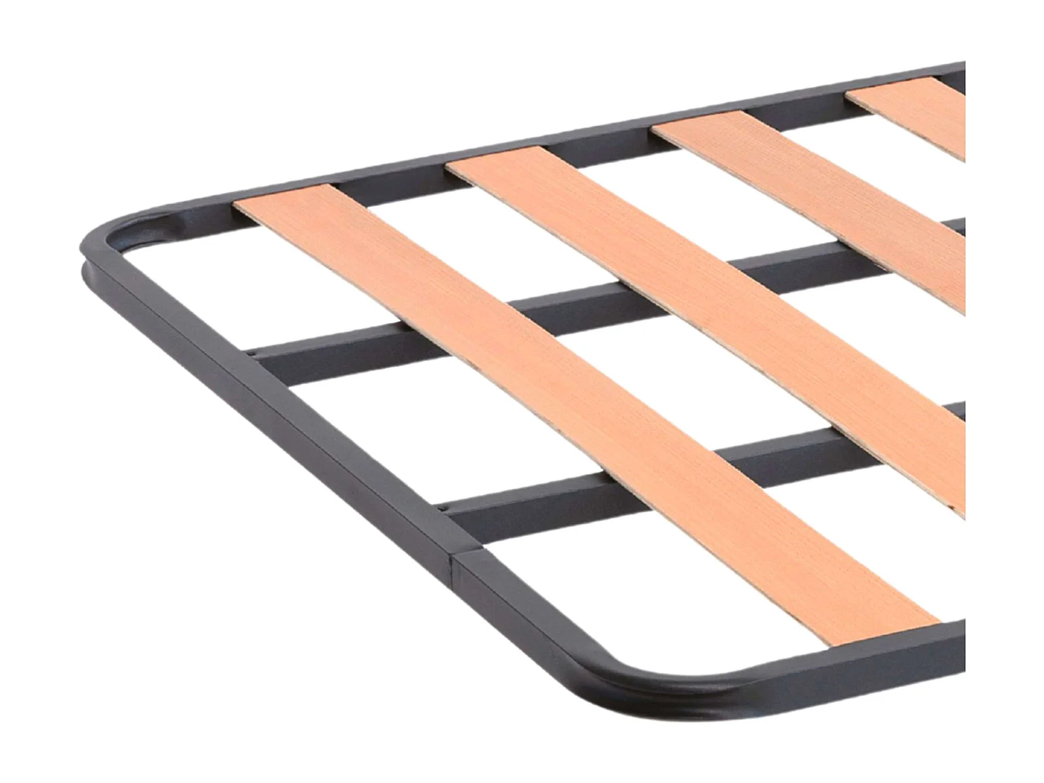 Somier 135x190 cm Tubo Acerado Refuerzo Central Láminas Chopo Metalizado