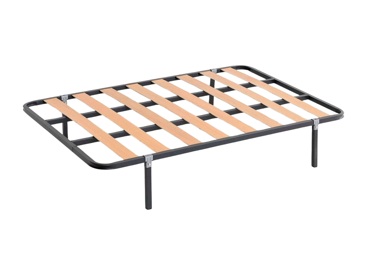 Somier 135x180 cm Tubo Acerado Refuerzo Central Láminas Chopo 30x30 mm