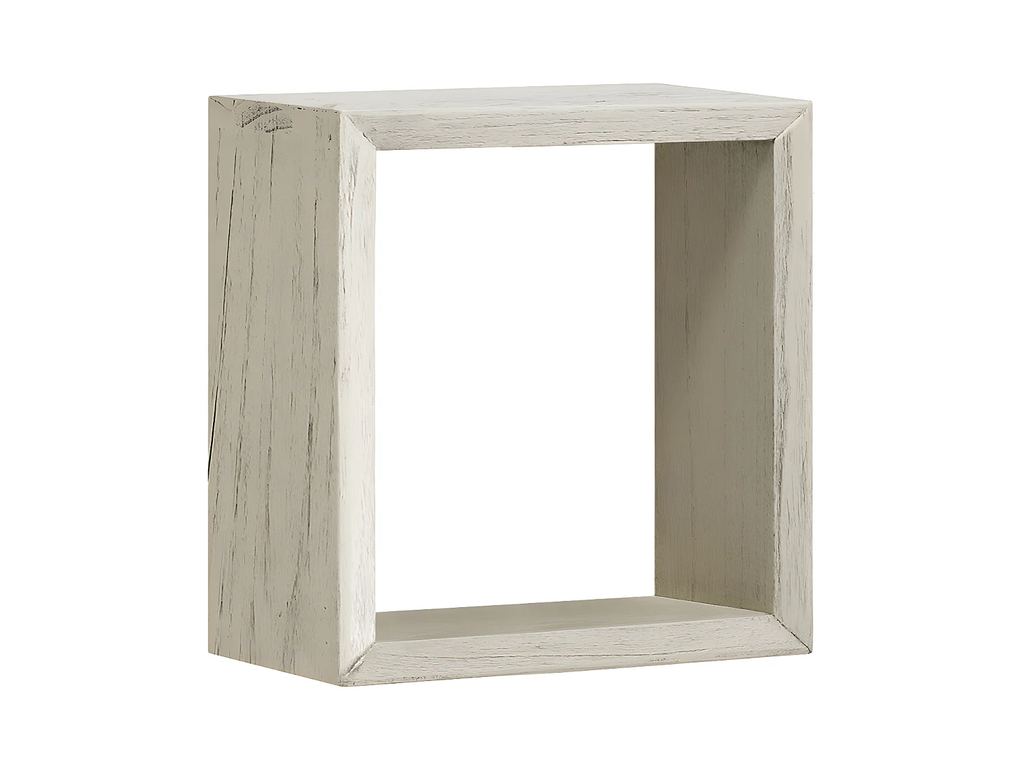 ÉTAGÈRE EN BOIS BLANC 40 x 20 x 40