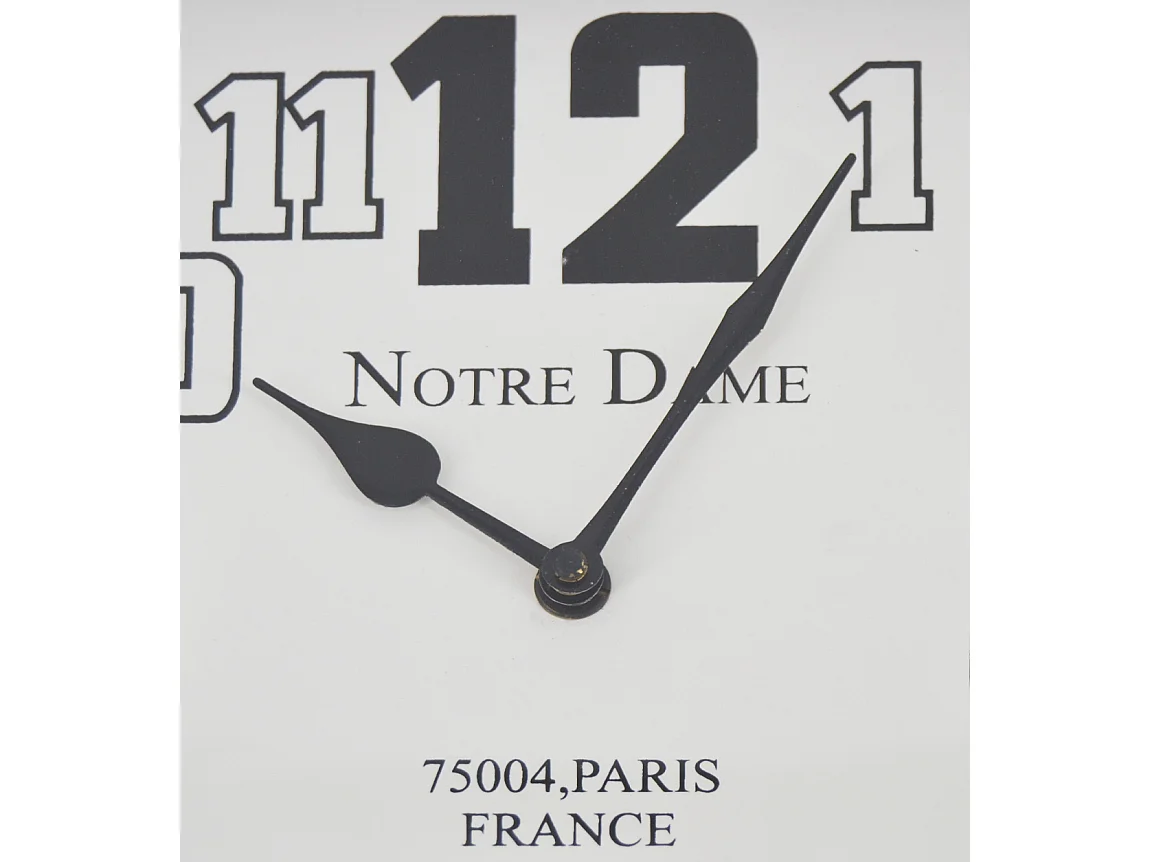 HORLOGE MURALE NOTRE DAME 25 x 25
