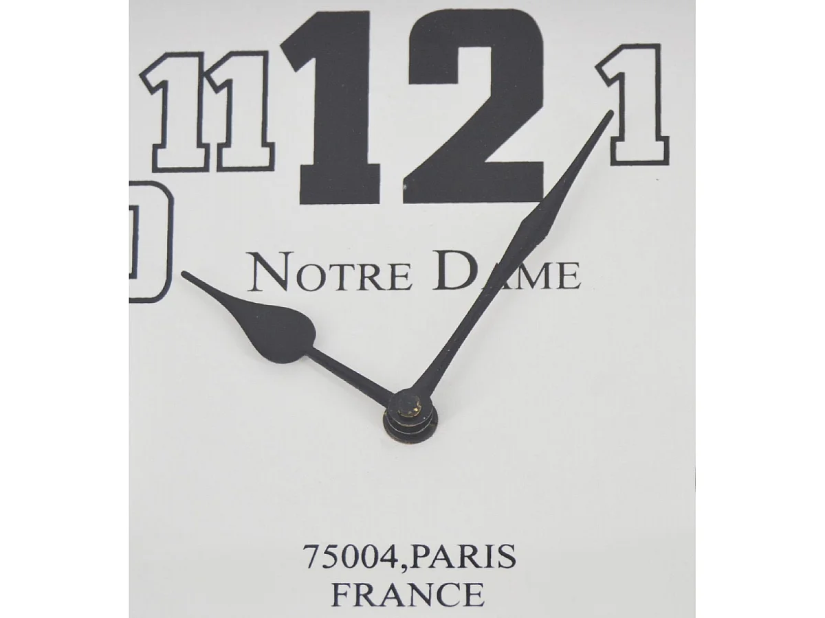 HORLOGE MURALE NOTRE DAME 25 x 25