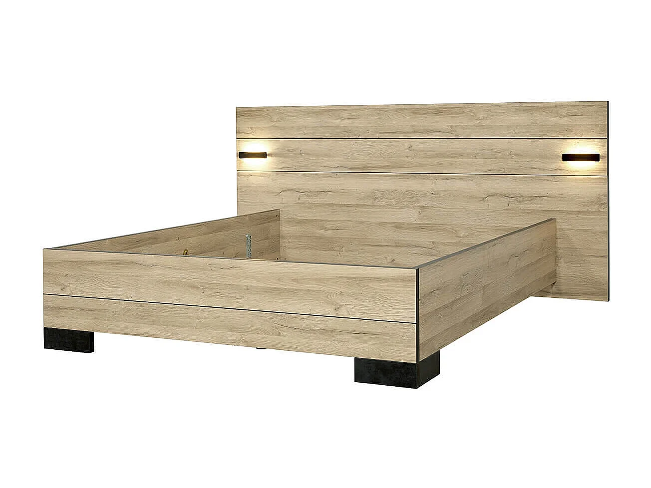ELEOS - Lit 180x200 cm avec Eclairage Led
