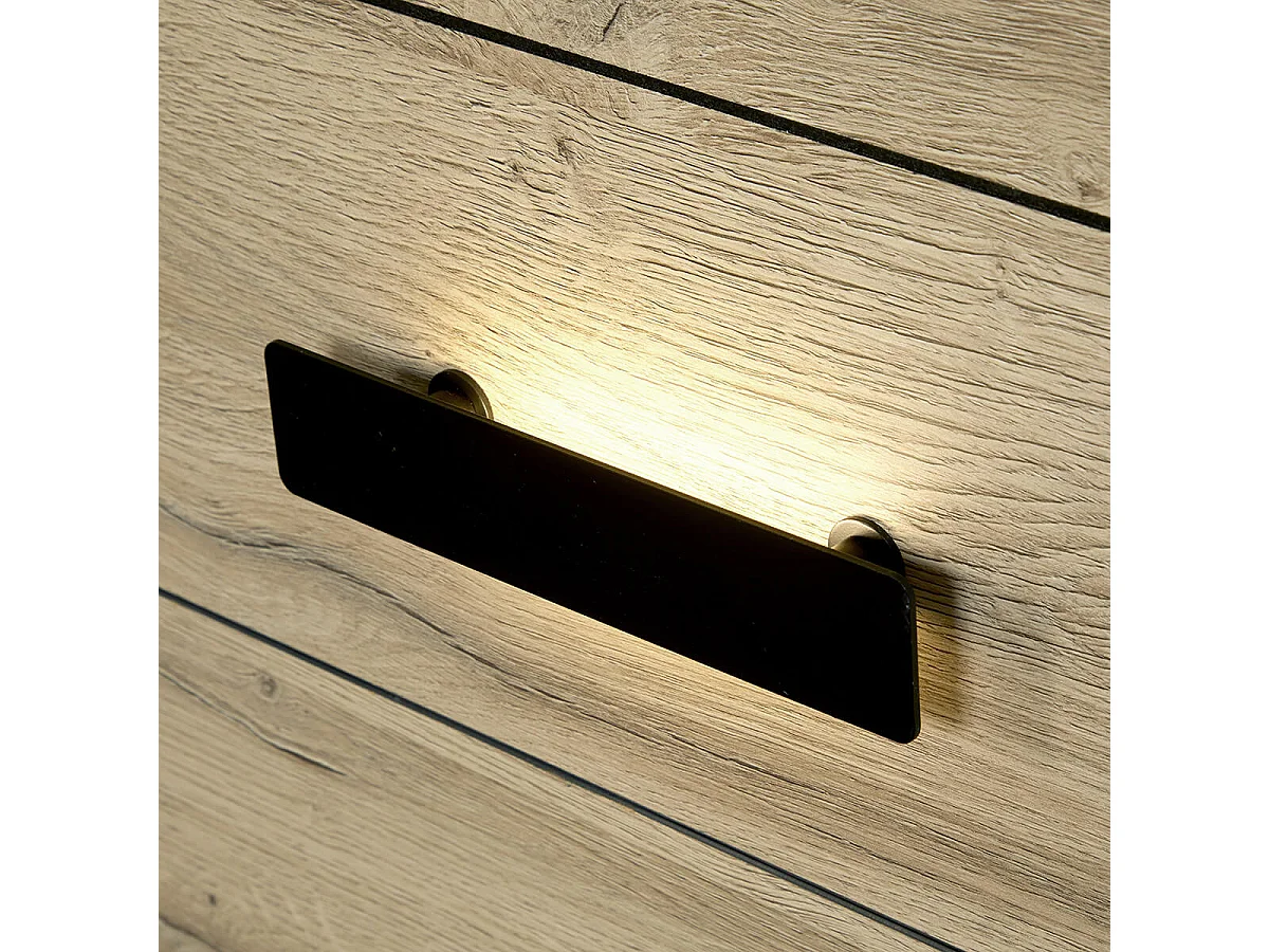 ELEOS - Lit 160x200 cm avec Eclairage Led