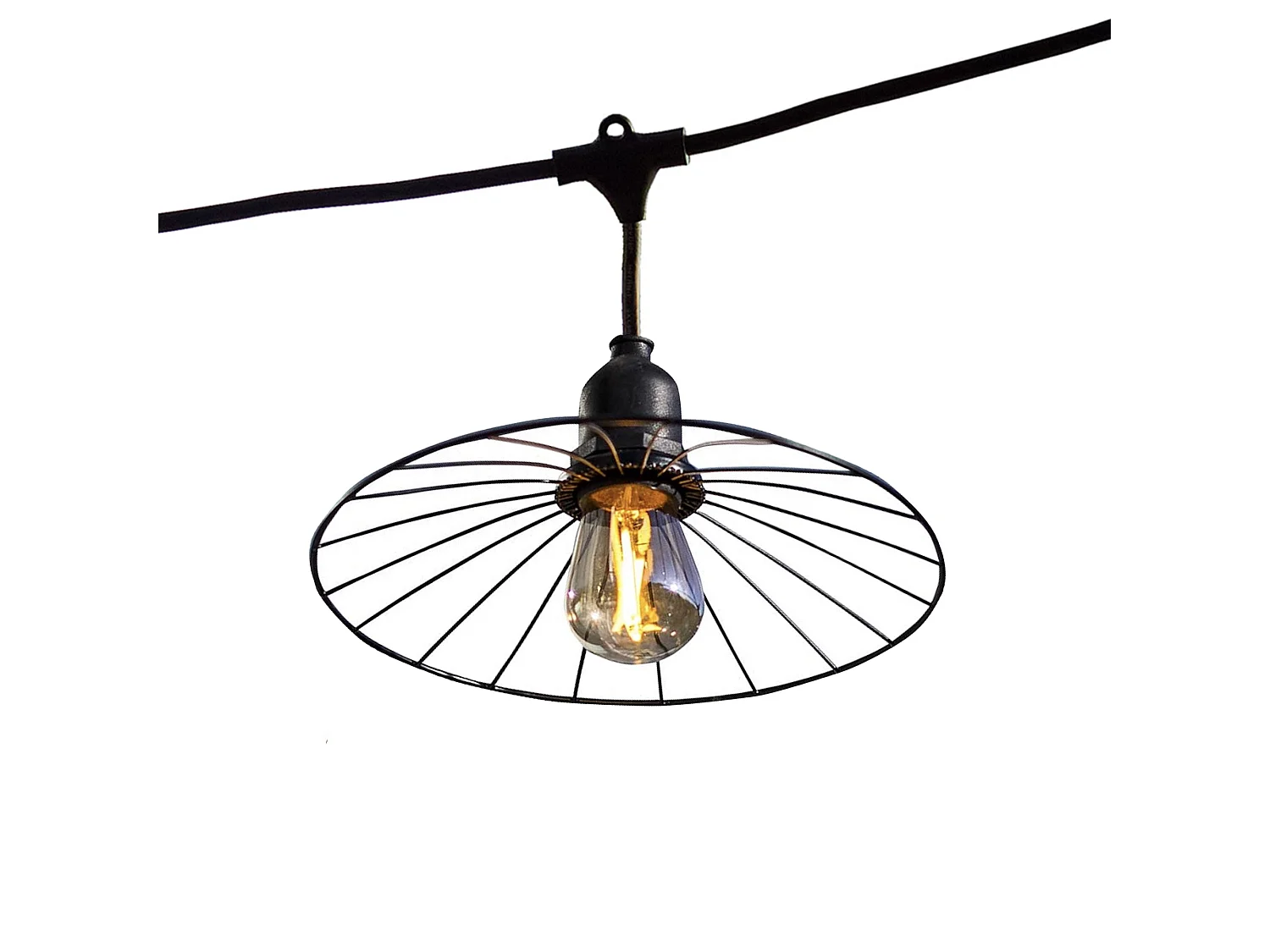 Guirlande connectable CHIC CAGE 10 ampoules E27 6M