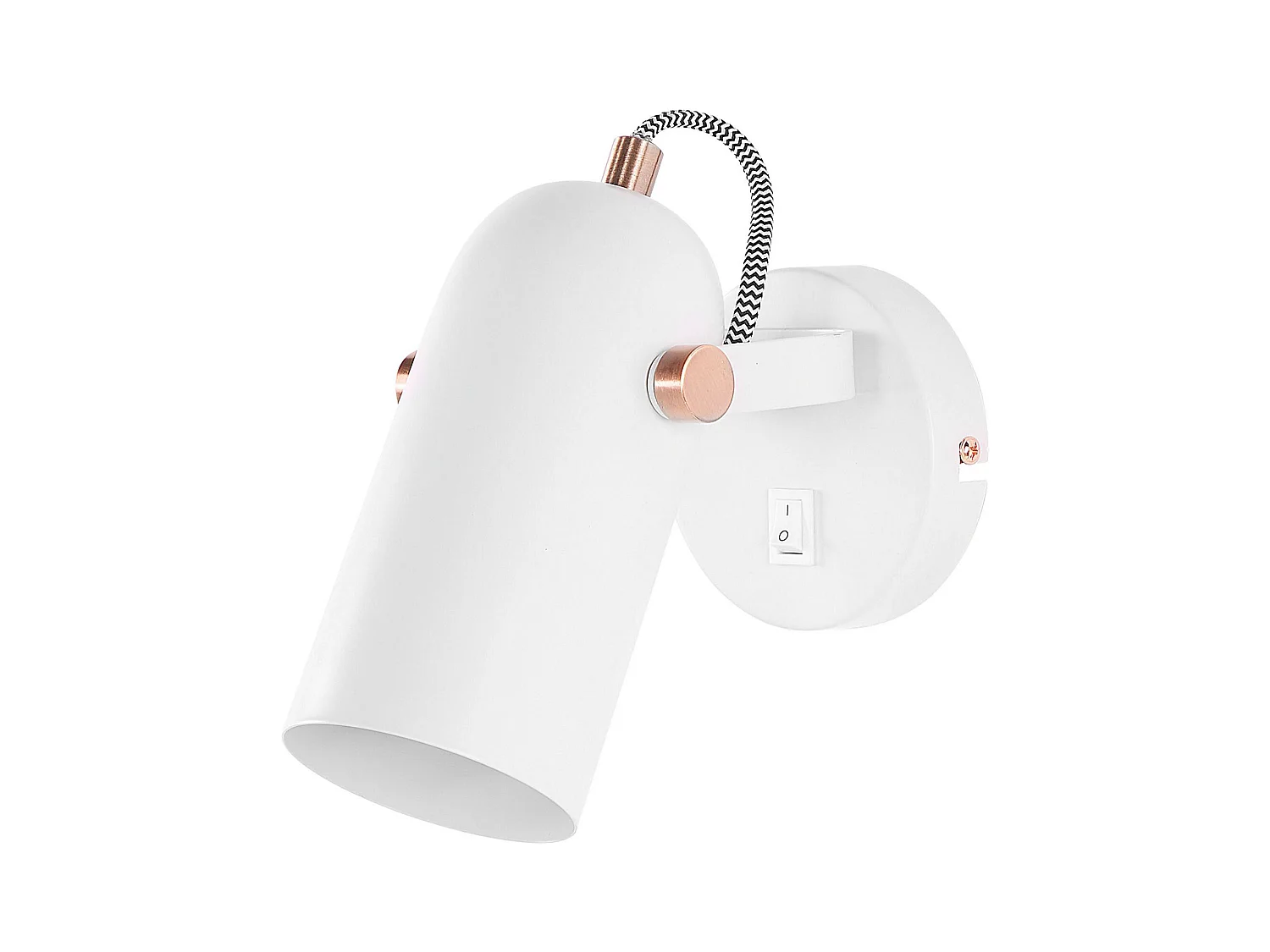 Set van 2 spotlampen TYRIA Verstelbaar Metaal Wit