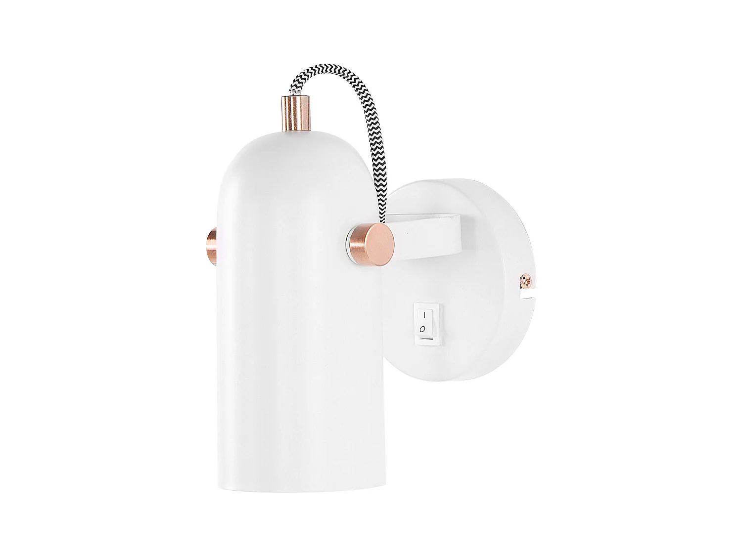 Set van 2 spotlampen TYRIA Verstelbaar Metaal Wit