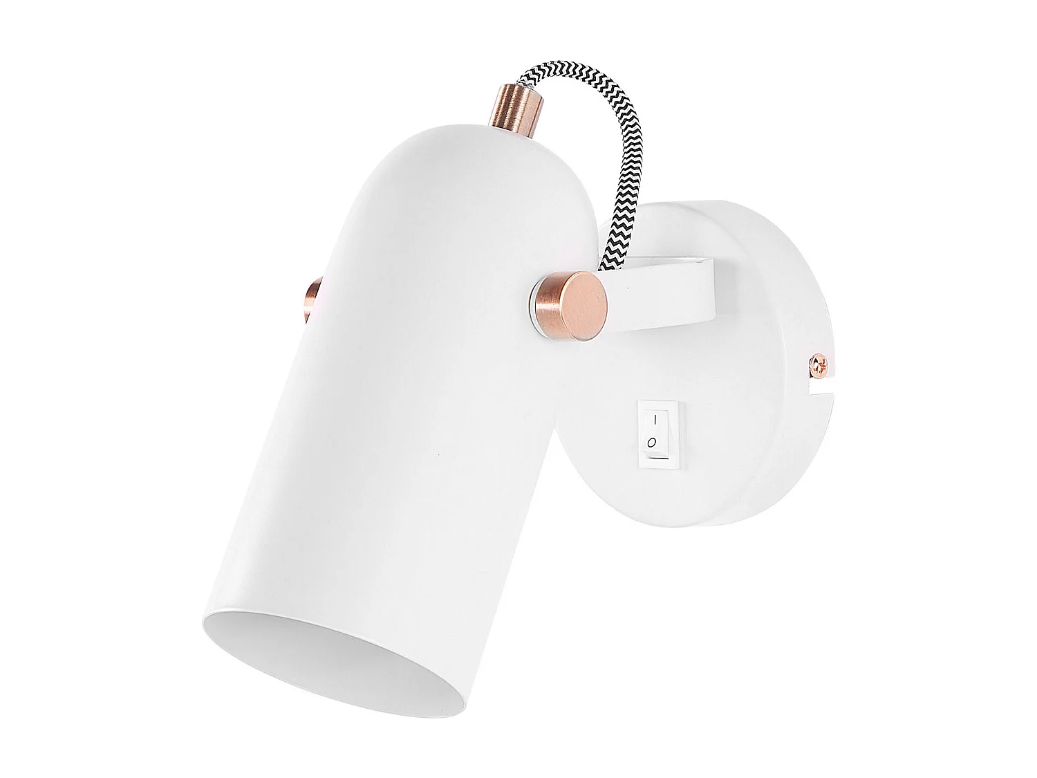 Set van 2 spotlampen TYRIA Verstelbaar Metaal Wit