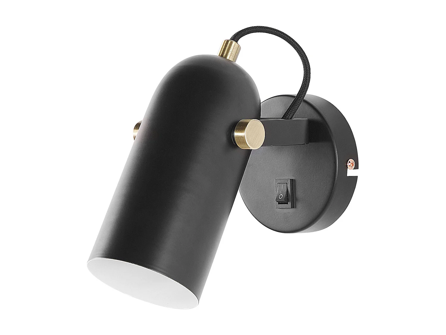 Moderne Wandleuchte 2er Set schwarz Bürotischlampe Wandlampe Tyria