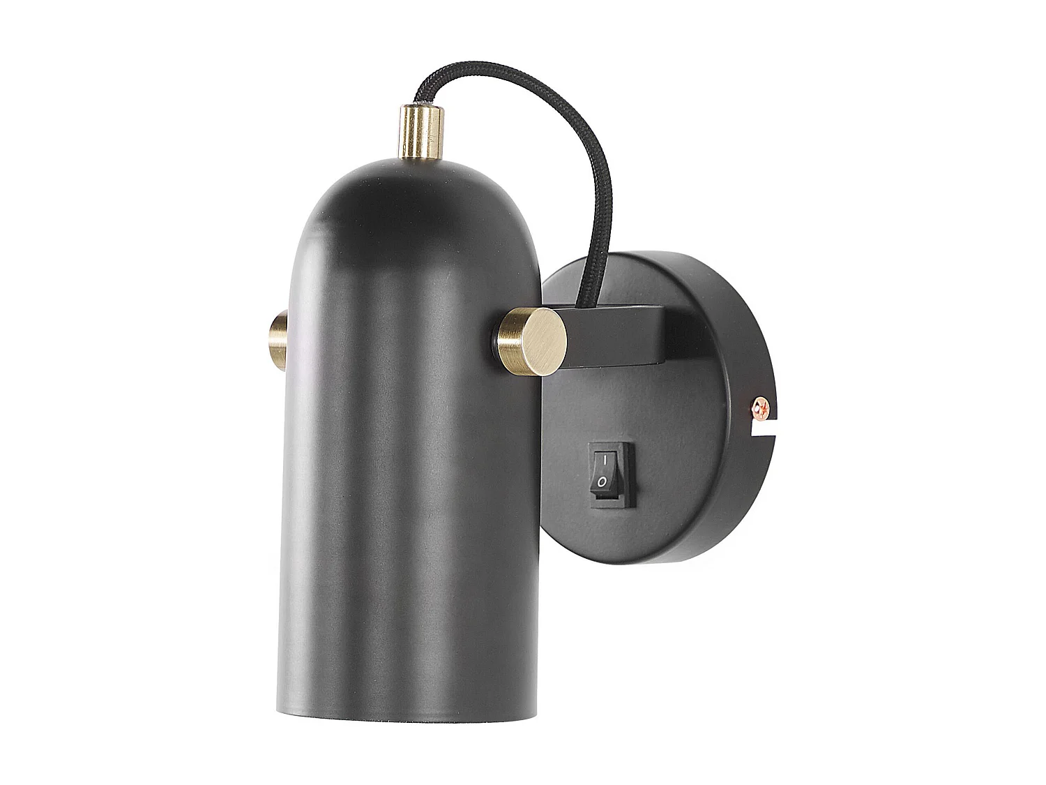 Moderne Wandleuchte 2er Set schwarz Bürotischlampe Wandlampe Tyria