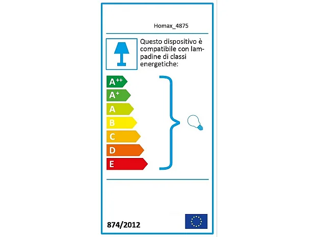 Lampe Murale Boote - Noir - 75 x 21 x 19 cm