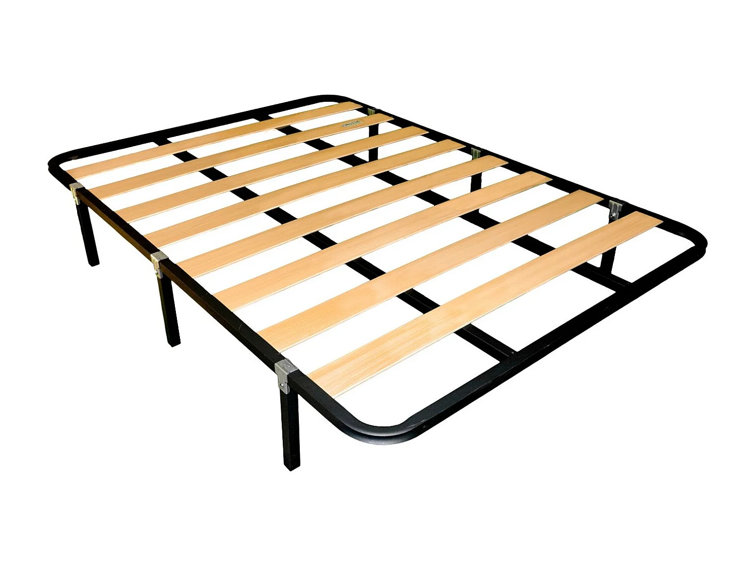 Somier 150x190 cm Tubo 30x30 mm Refuerzo Láminas Chopo 6 Patas