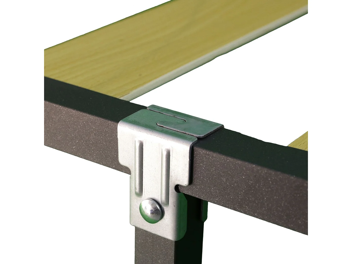 Somier 150x190 cm Tubo 30x30 mm Refuerzo Láminas Chopo 6 Patas