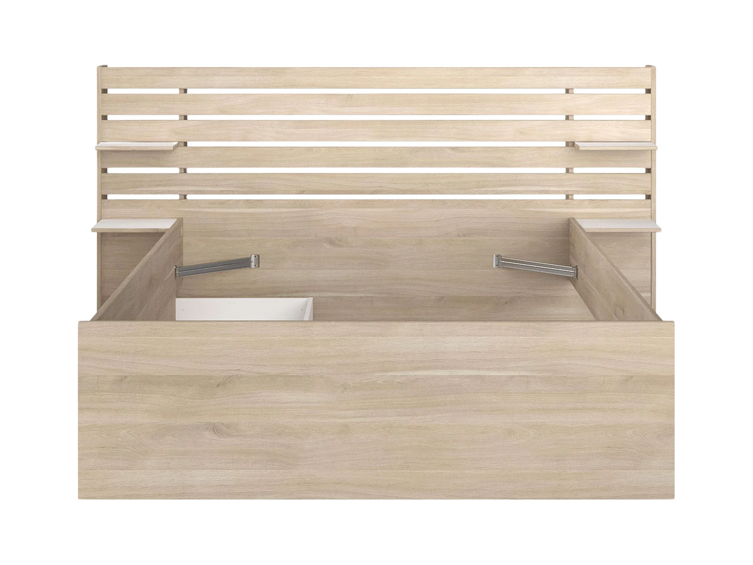 Cama Matrimonio con cabecero Roble Japonés 135-140x200 cm