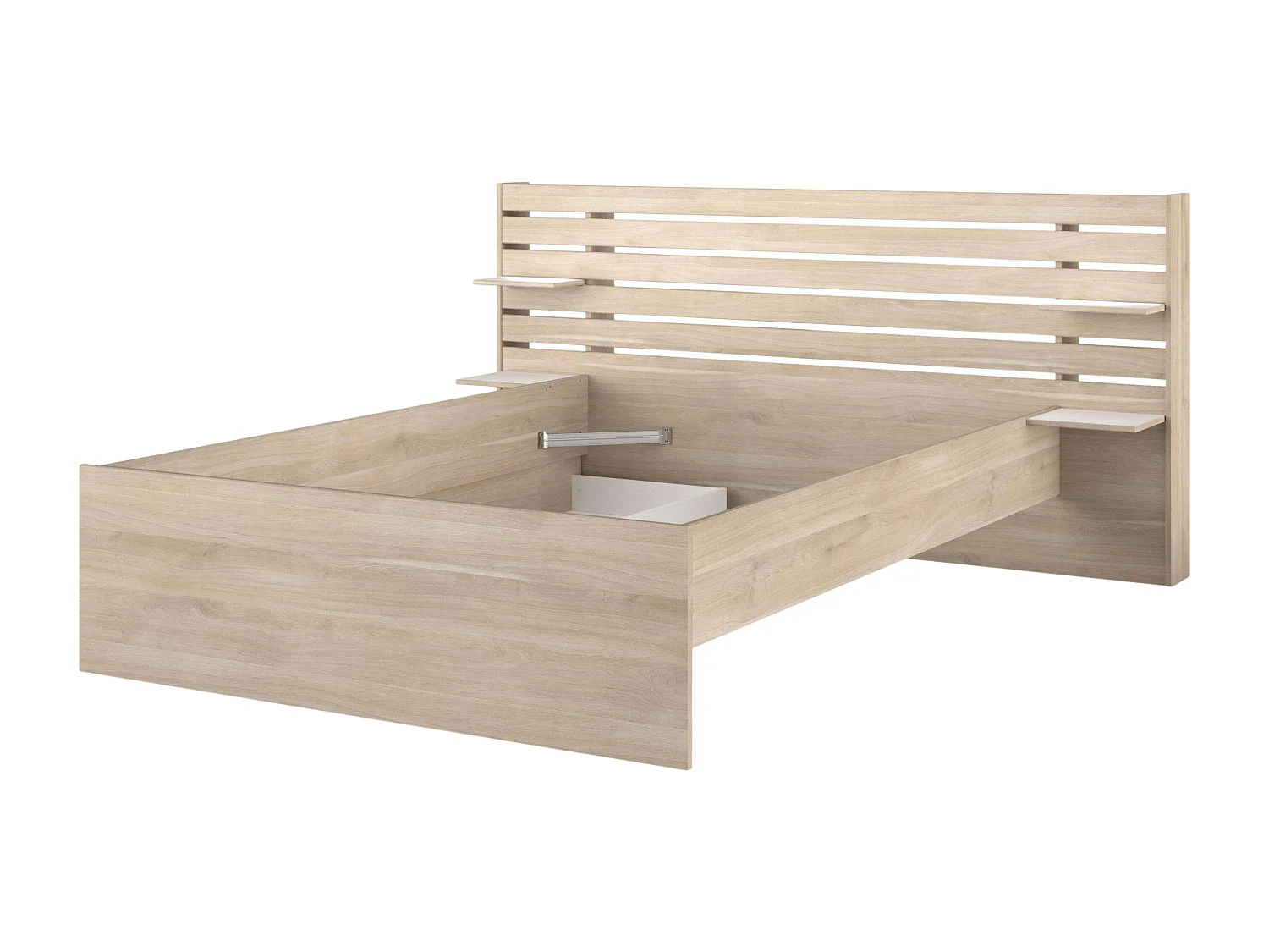 Cama Matrimonio con cabecero Roble Japonés 135-140x200 cm