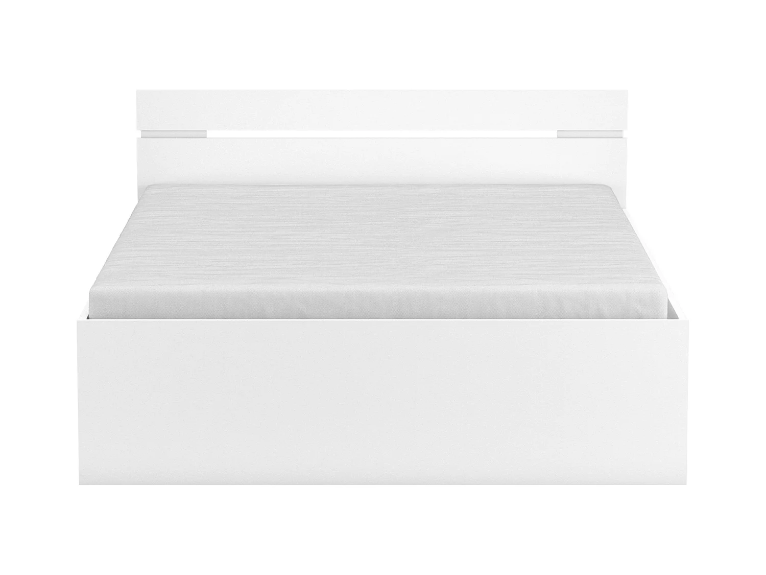 Cama Matrimonio Cajones Michigan Blanco 135cm/140cm