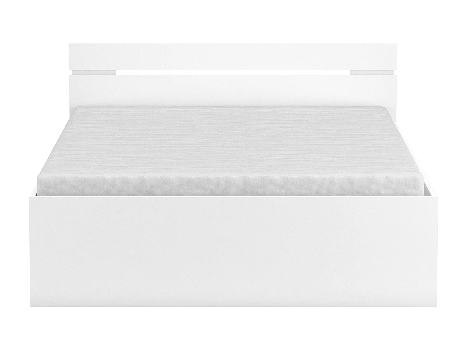 Cama Matrimonio Cajones Michigan Blanco 135cm/140cm