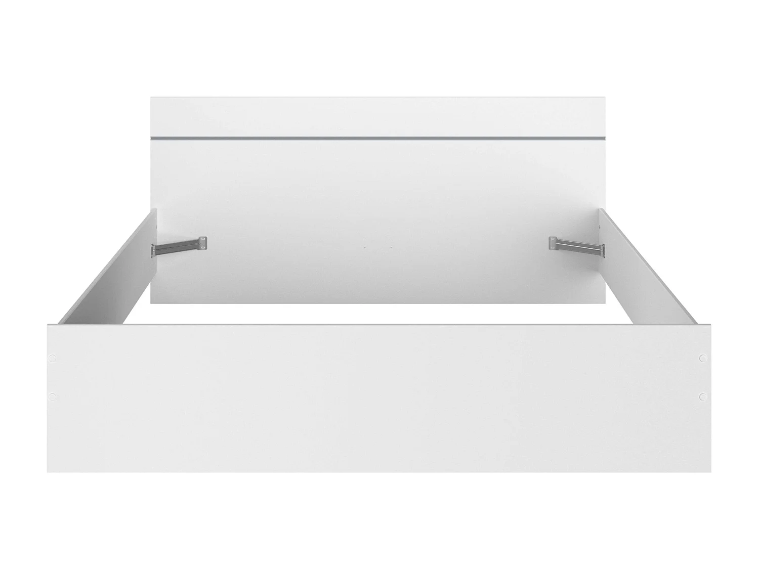 Cama Matrimonial Roco Contemporánea Blanca 160x200 cm Dormitorio