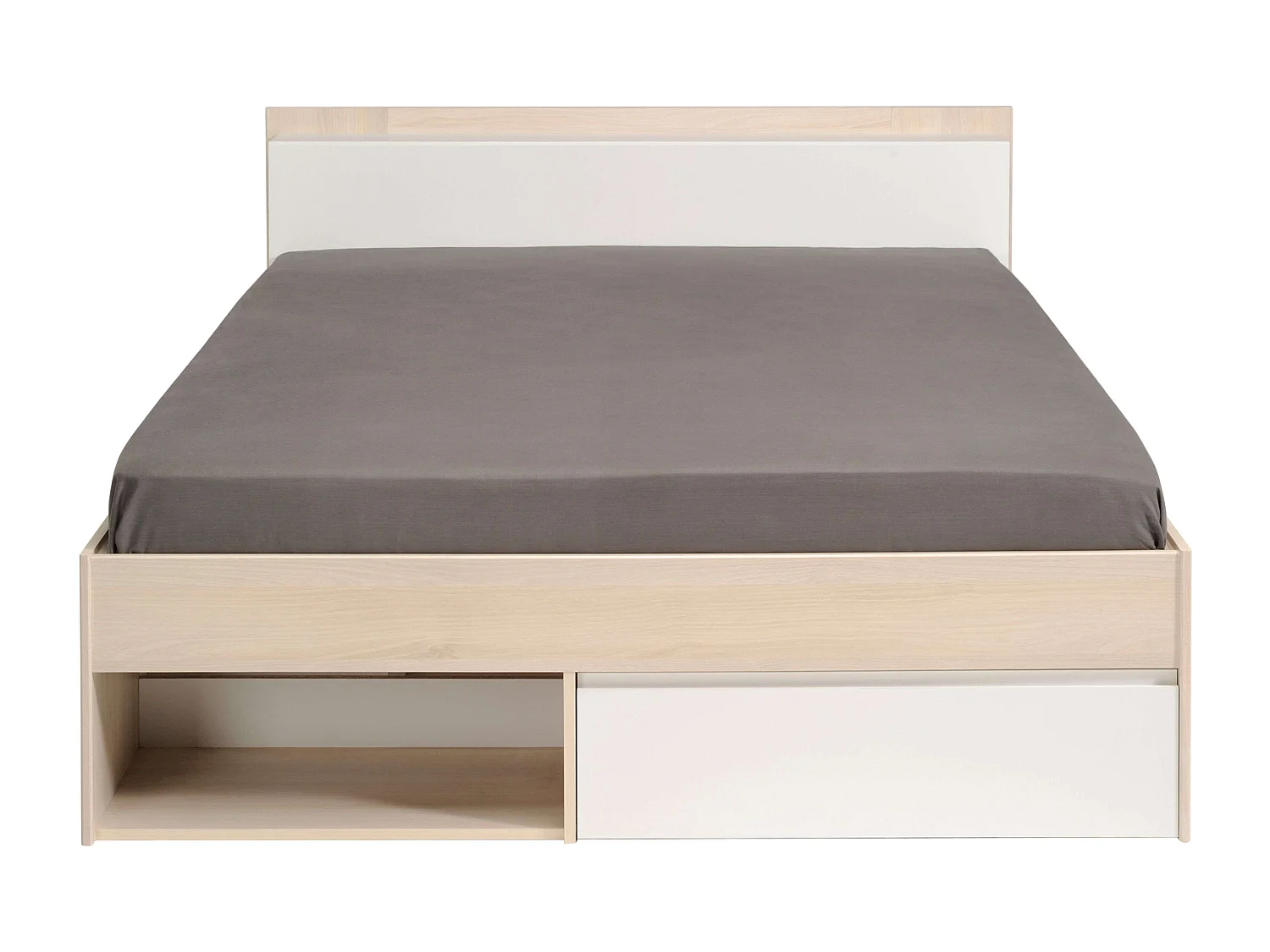 Cama Matrimonio Much Acacia Blanco 135-140x190-200 cm