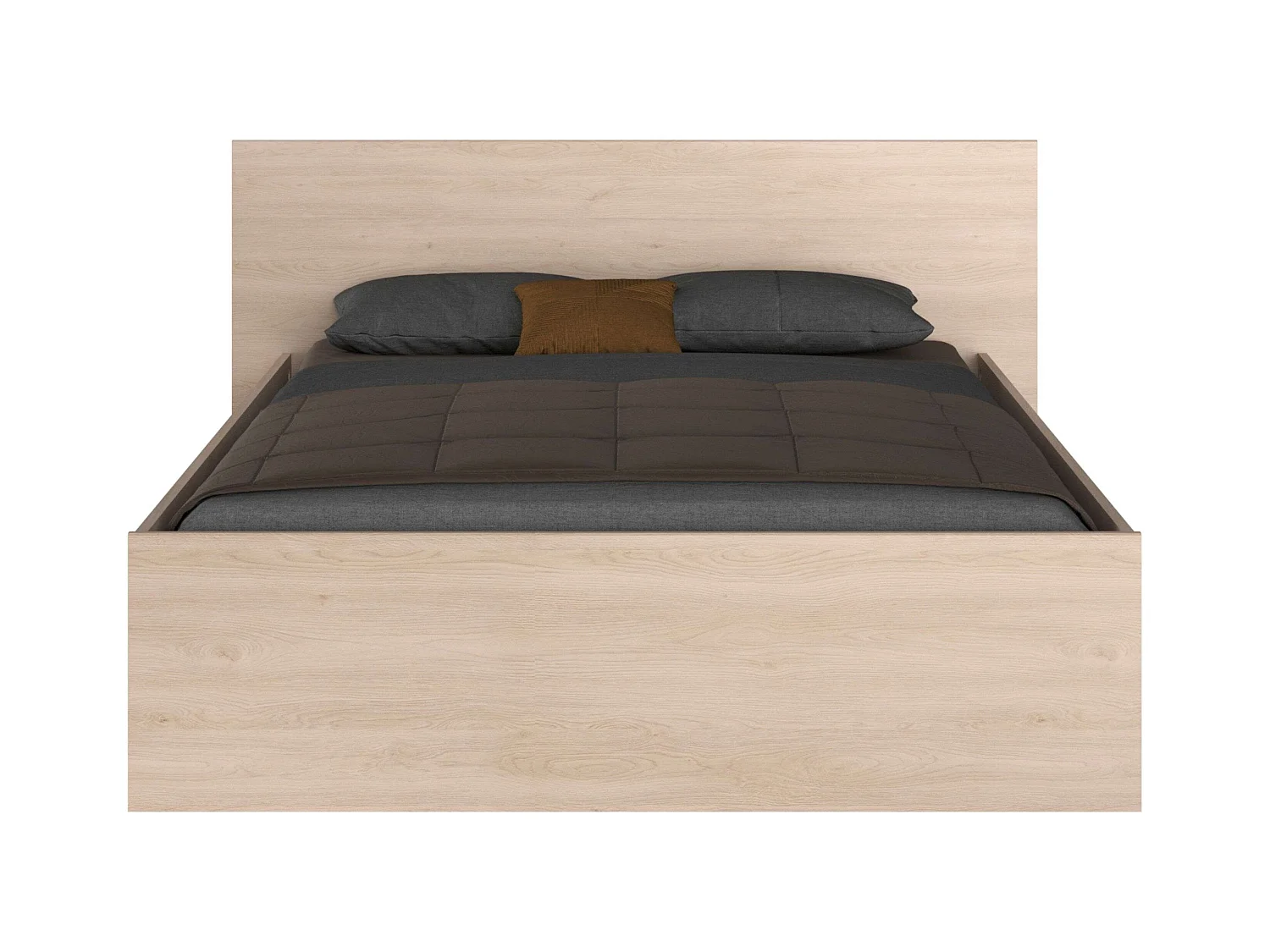 Cama Principal John Natural Roble Brooklyn 135-140x190 cm